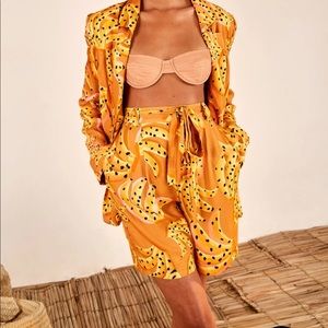 NWT Farm Rio banana shorts